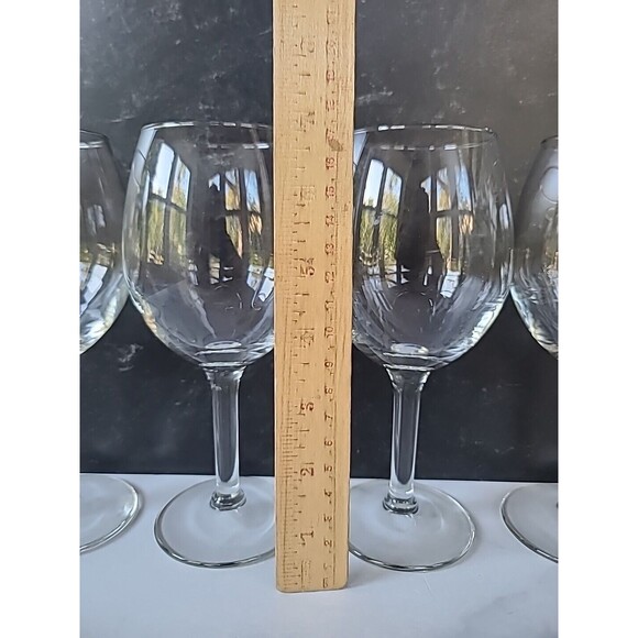 Clear Wine Glasses Set Of Four - Picture 3 of 10